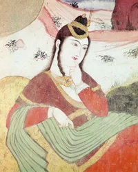 Woman from the Court of Shah Abbas I (detail)